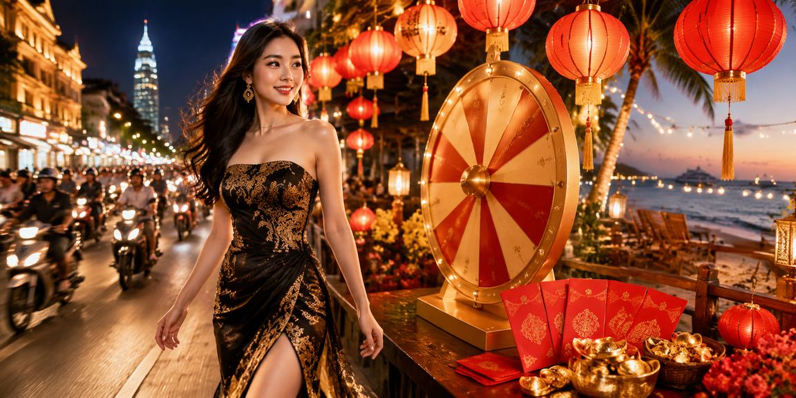 Bàn Roulette cao cấp tại chợ đêm Thành phố Hồ Chí Minh với không khí sôi động