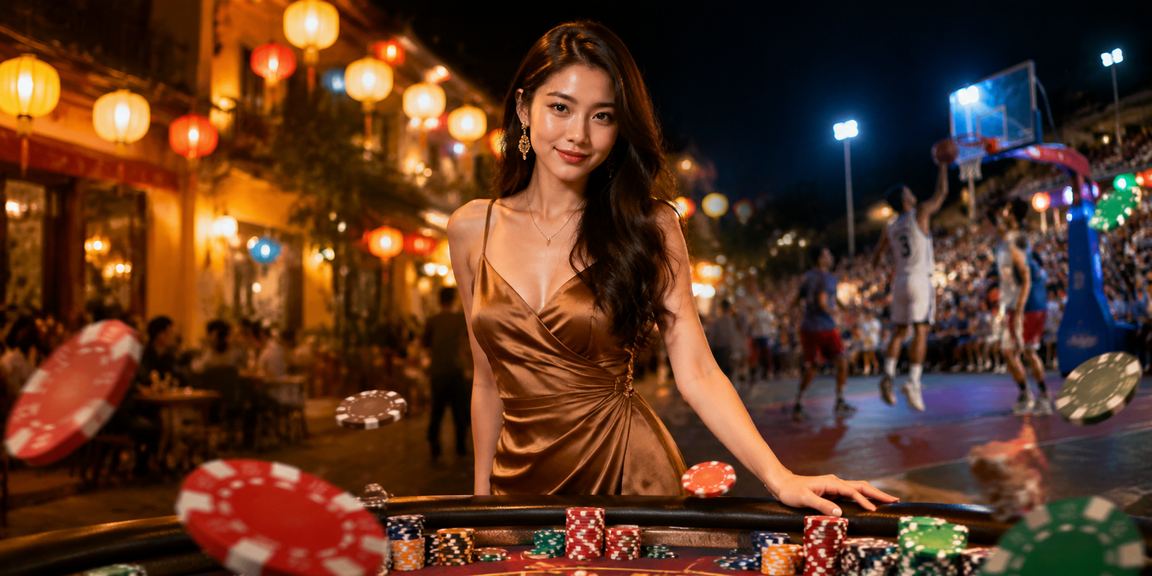 Người xem cược bóng rổ tại Hội An bên tách cà phê Việt Nam